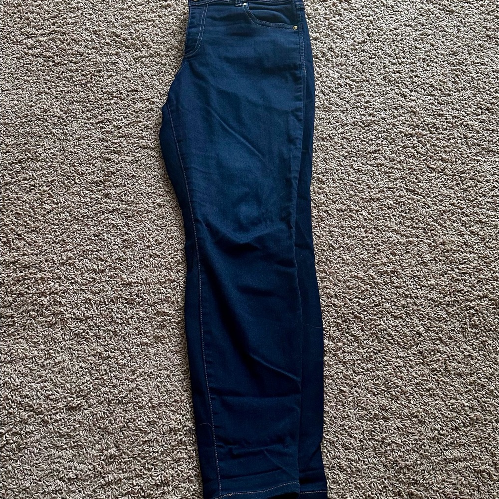 INC International Concepts Women's Dark Blue Skinny Jeans